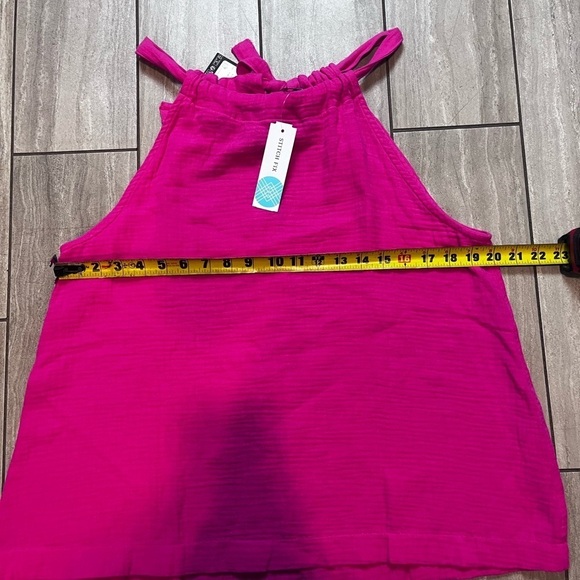 VERO MODA TOP NATALI NIA HALTERNECK PINK NEW WITH TAGS SIZE XL - Picture 5 of 7